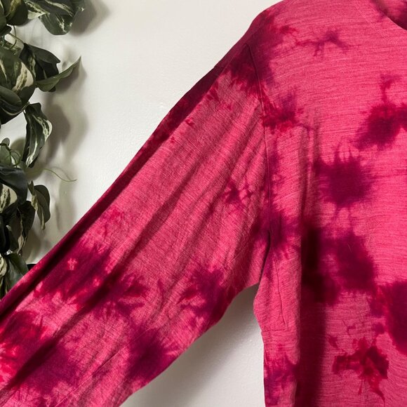 Lululemon Athletic Lab Wool Blend Long Sleeve Shirt Tie Dye Pink Men’s Size M - Picture 5 of 8
